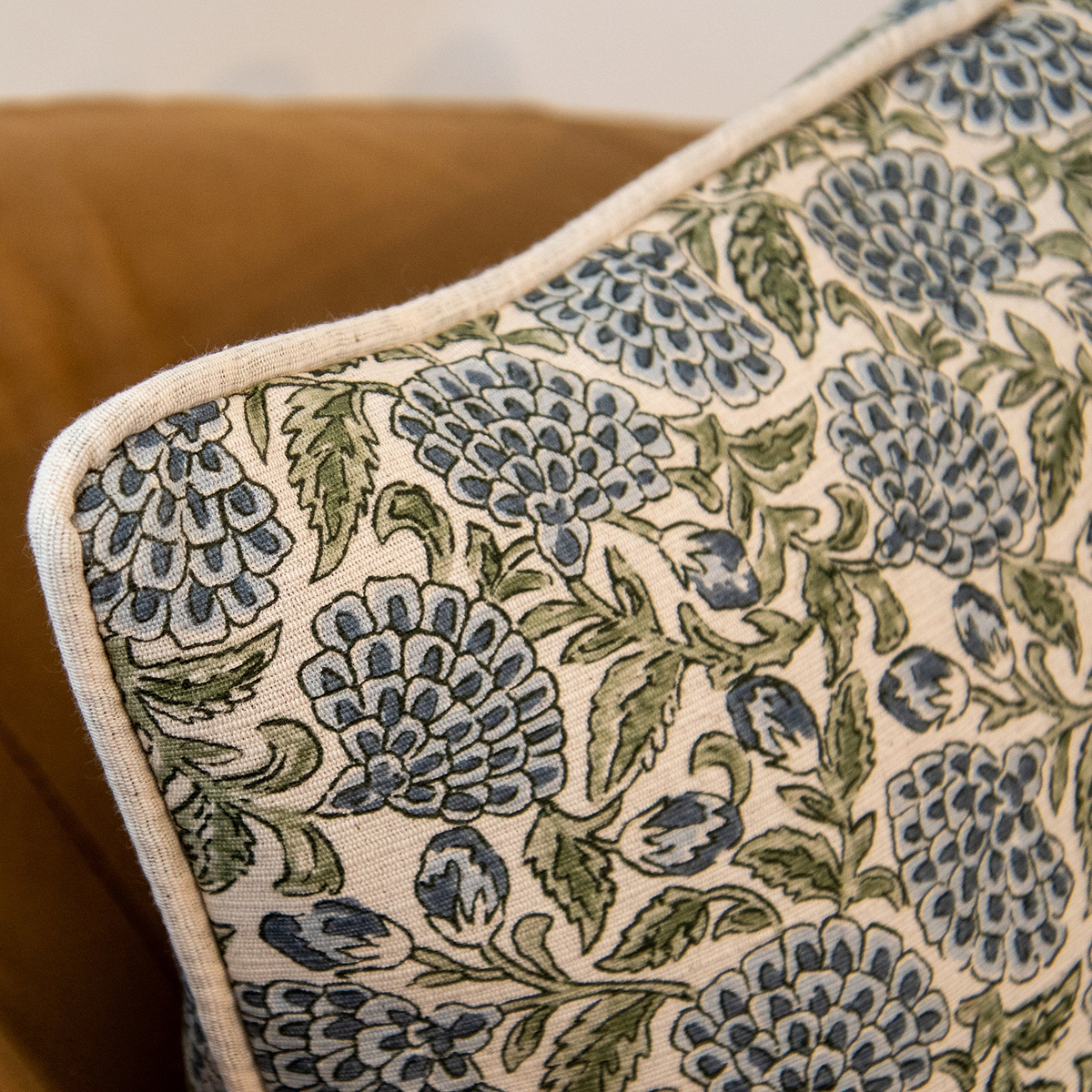 Erisha - Indigo Printed Fabric Cushion