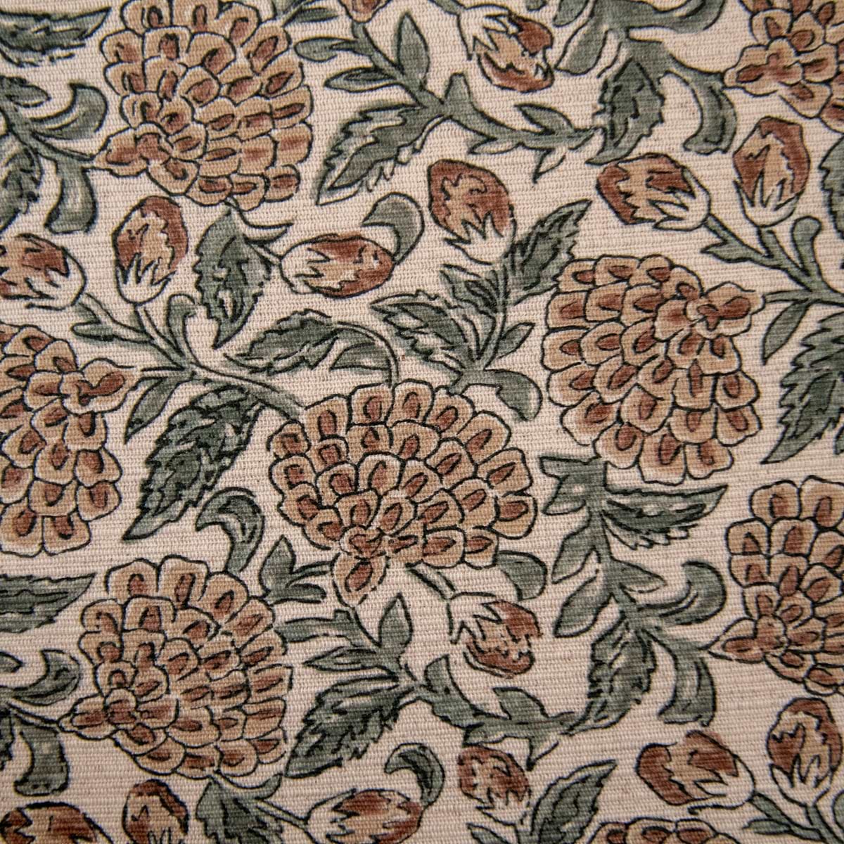 Erisha - Teal Printed Fabric Cushion