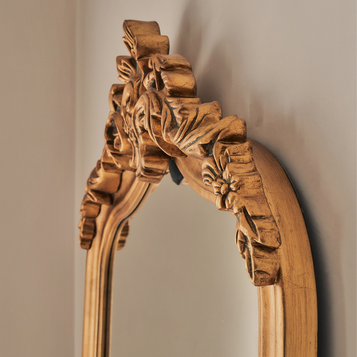 Cristina - Full Length Gold Arched Ornate Mirror 200cm x 90cm
