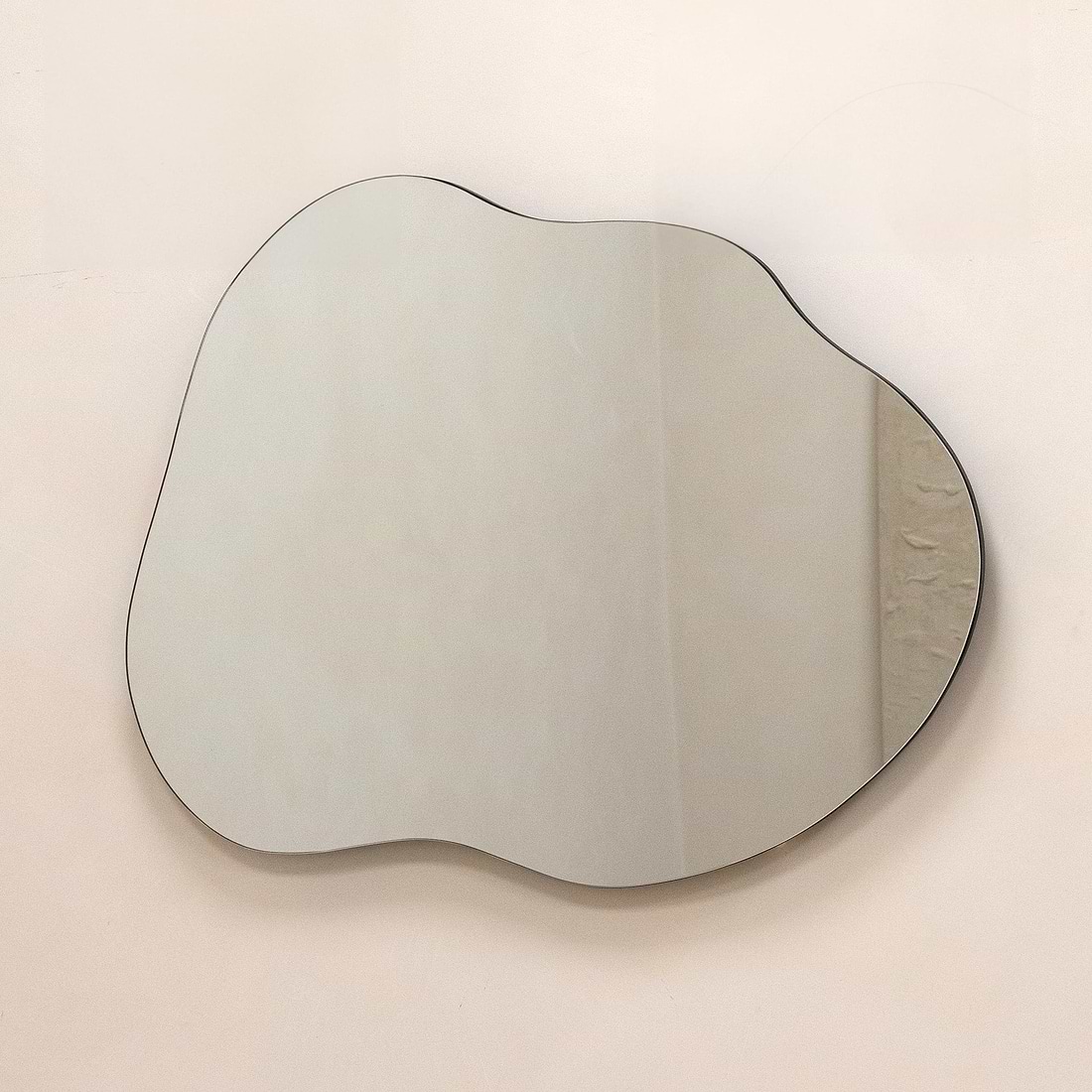 Edge Frameless Irregular Pond Mirror 84cm x 64cm