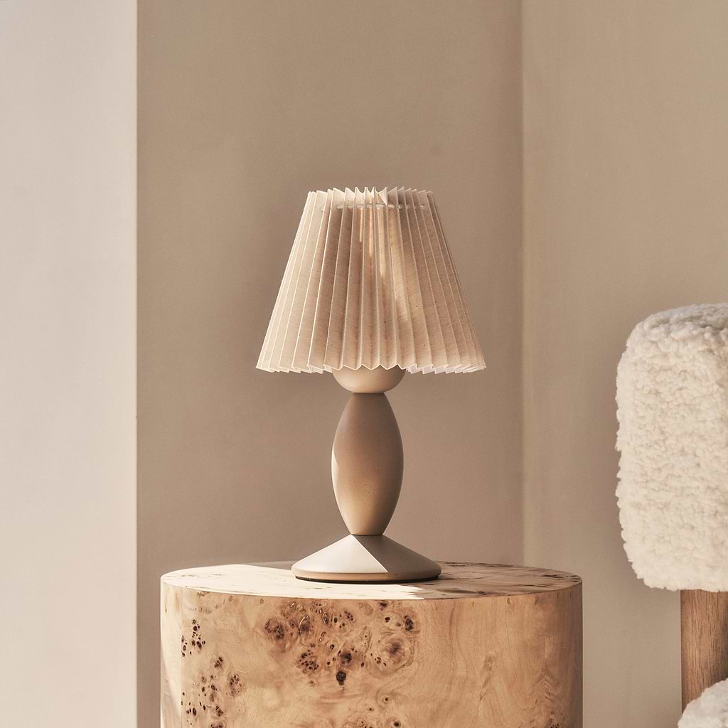 Elba Pleated Shade Table Lamp
