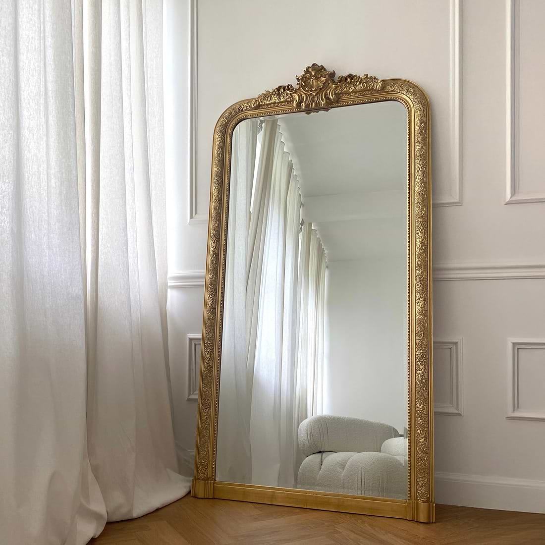 Kensington Full Length Ornate Mirror 196cm x 100cm