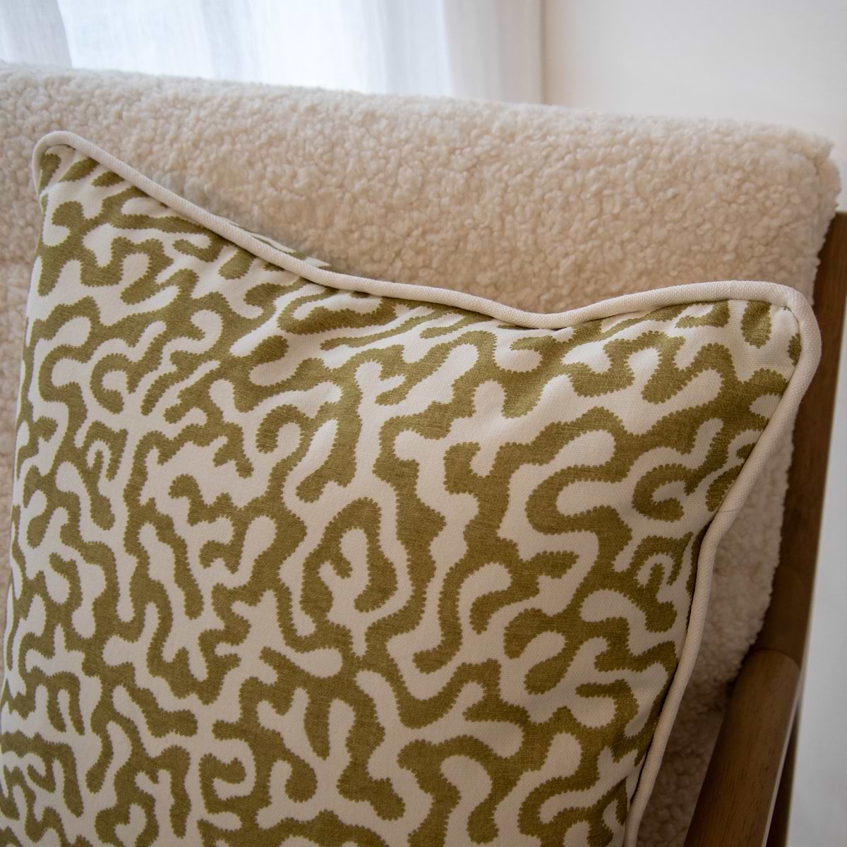 Pakko - Willow Printed Fabric Cushion