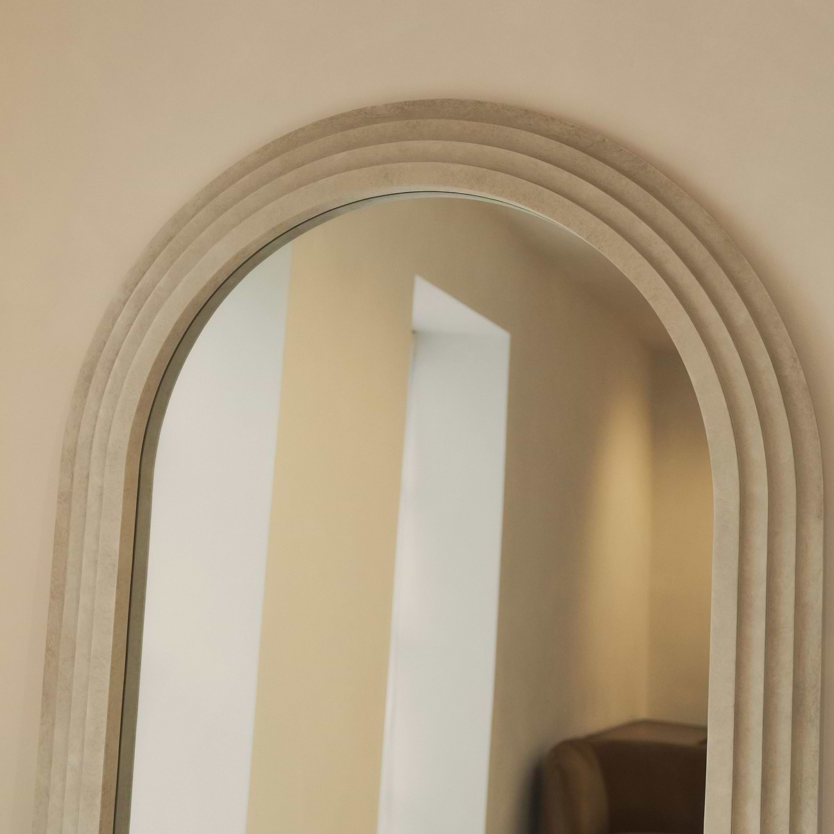 Luciana - Full Length Arched Concrete Mirror 200cm x 100cm