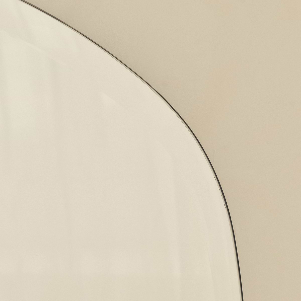 Vienna - Large Frameless Overmantle Bevelled Mirror 95cm x 70cm