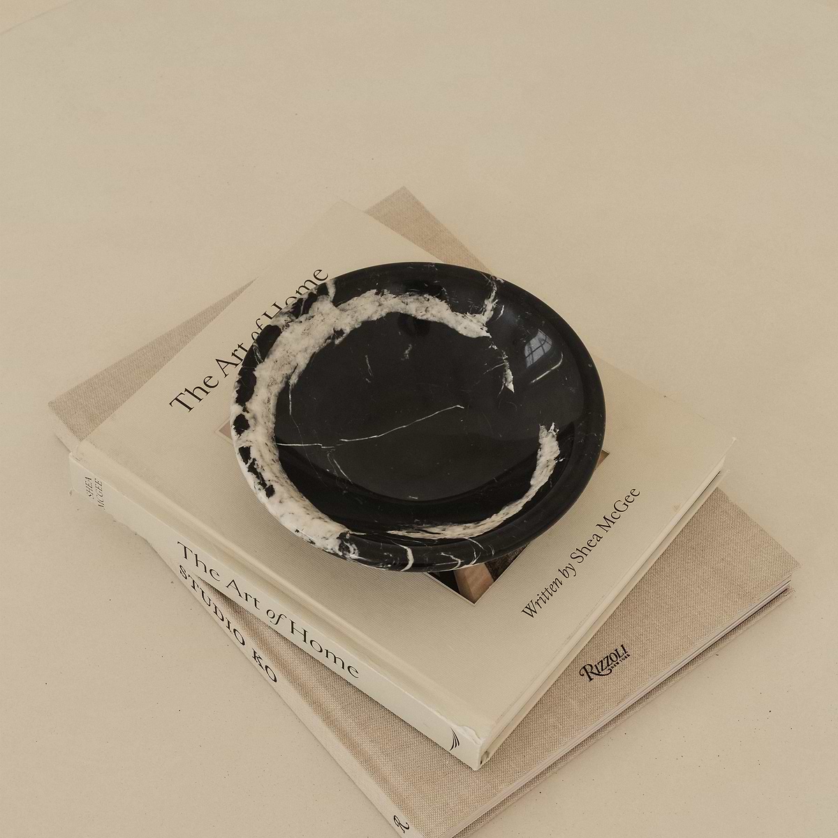 Marbelle - Black Marble Decorative Bowl