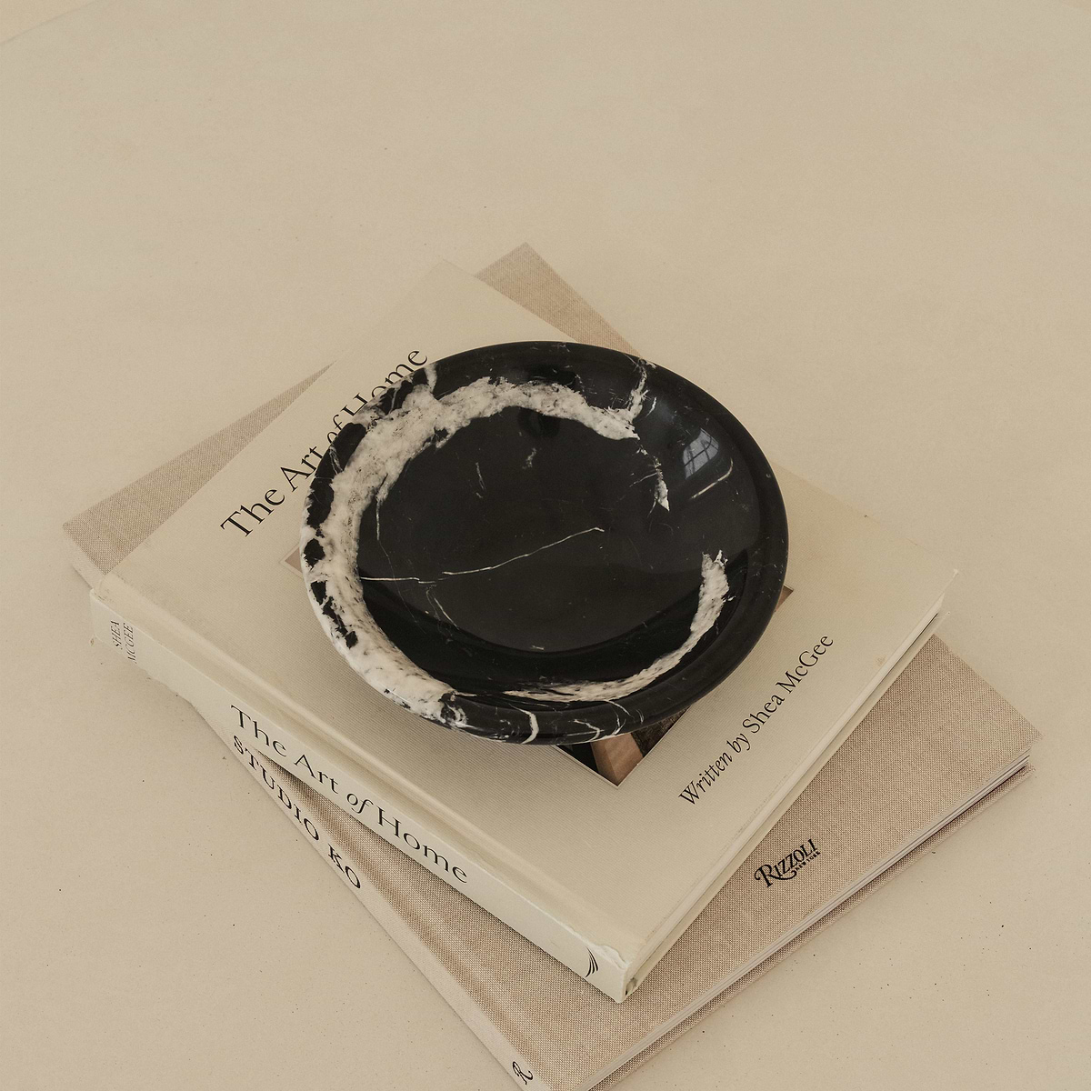 Marbelle - Black Marble Decorative Bowl