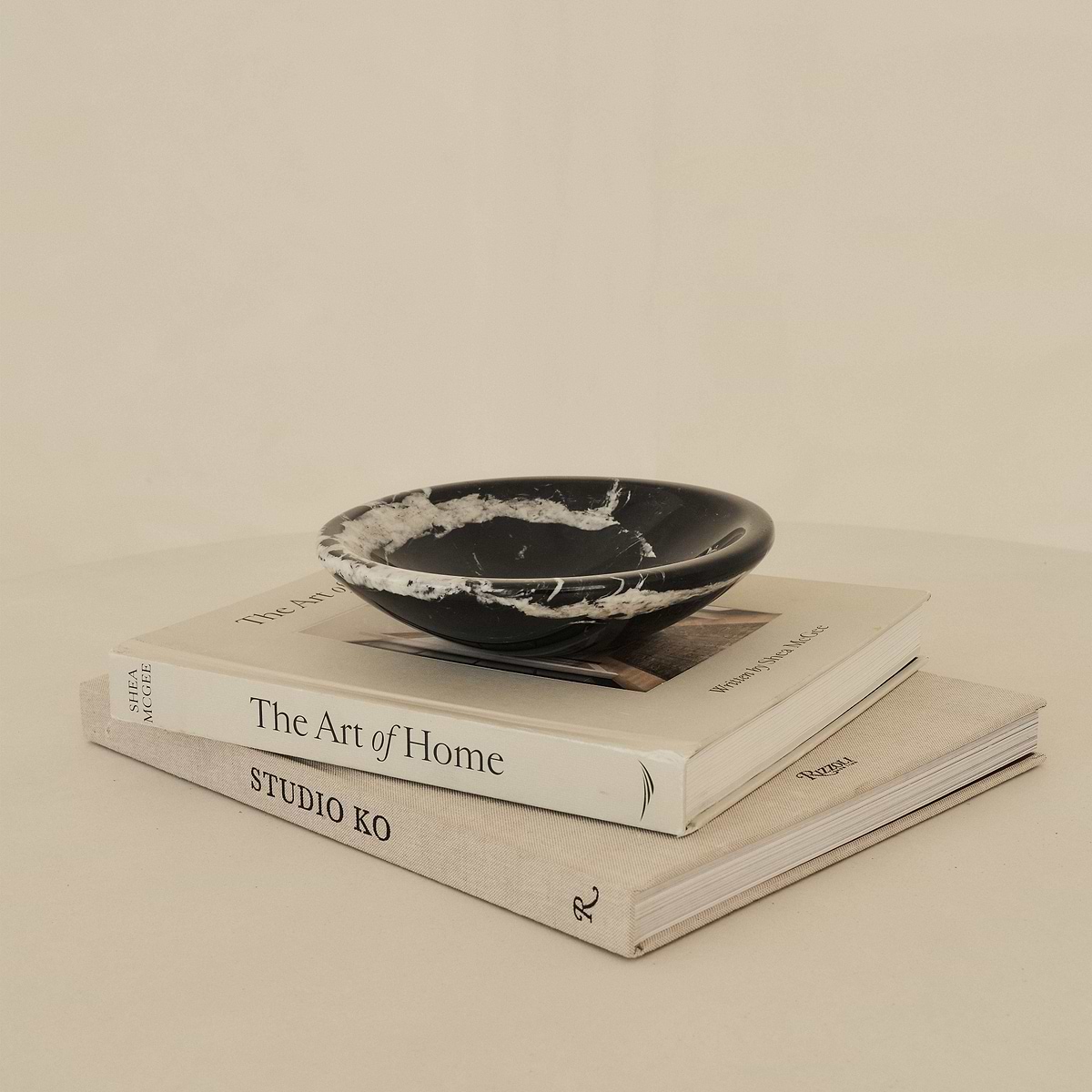 Marbelle - Black Marble Decorative Bowl