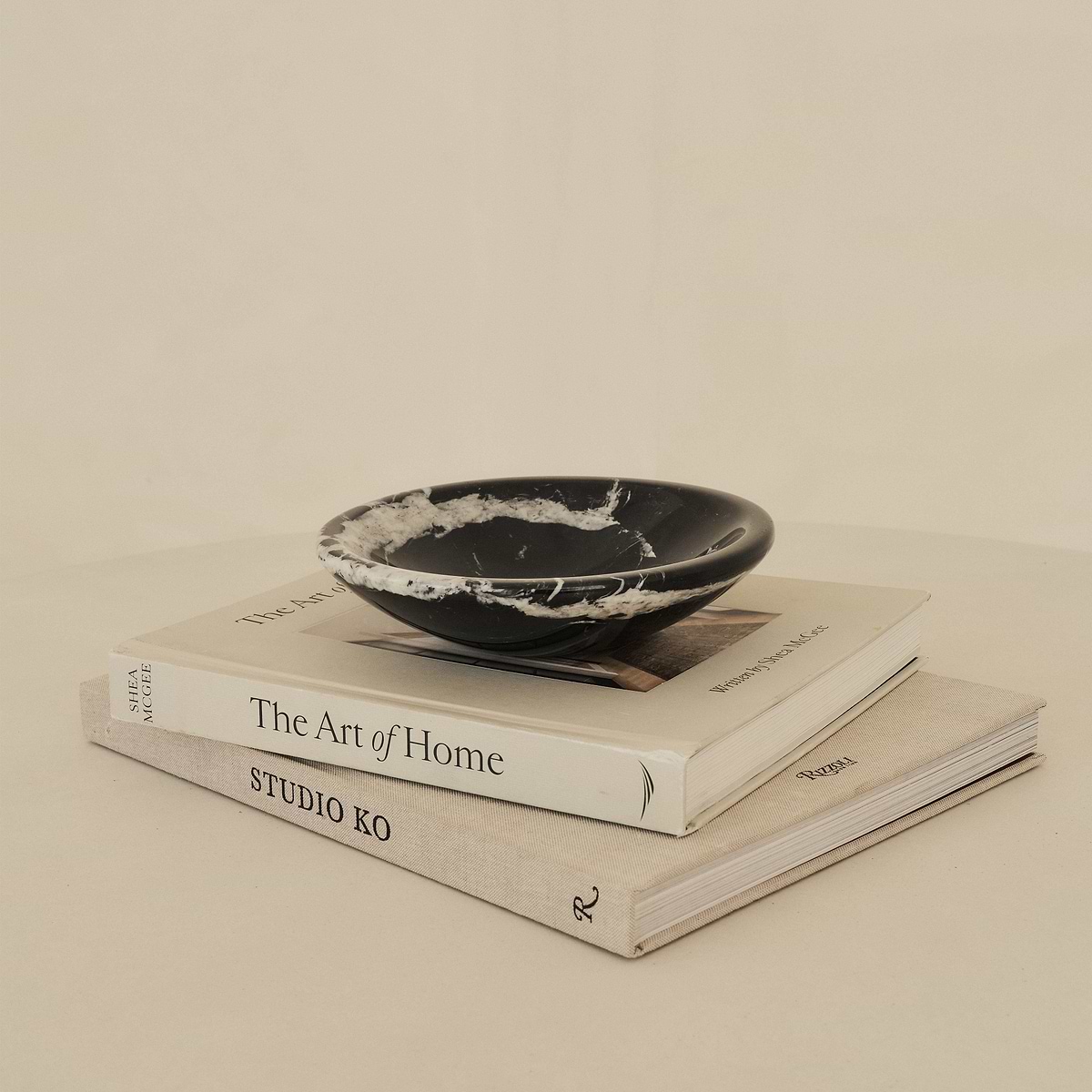 Marbelle - Black Marble Decorative Bowl