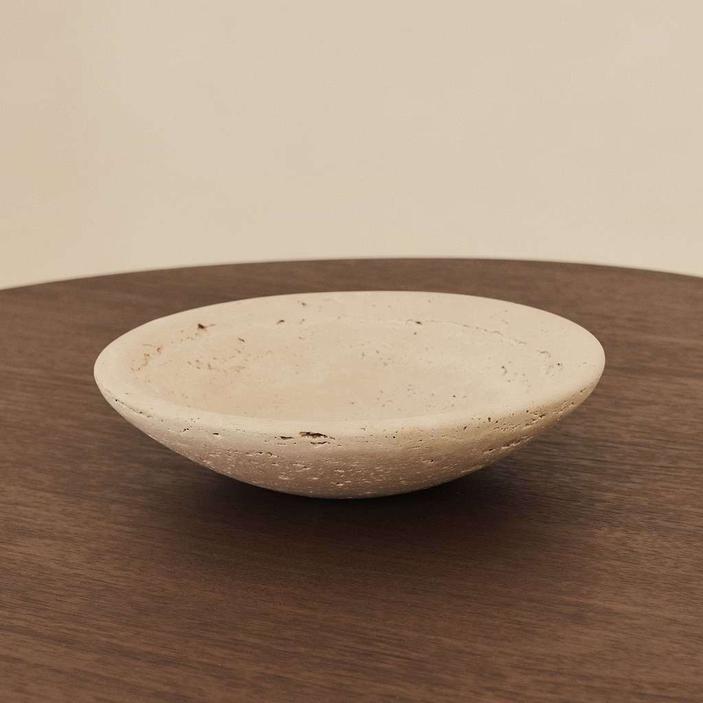 Marbelle Travertine Decorative Bowl