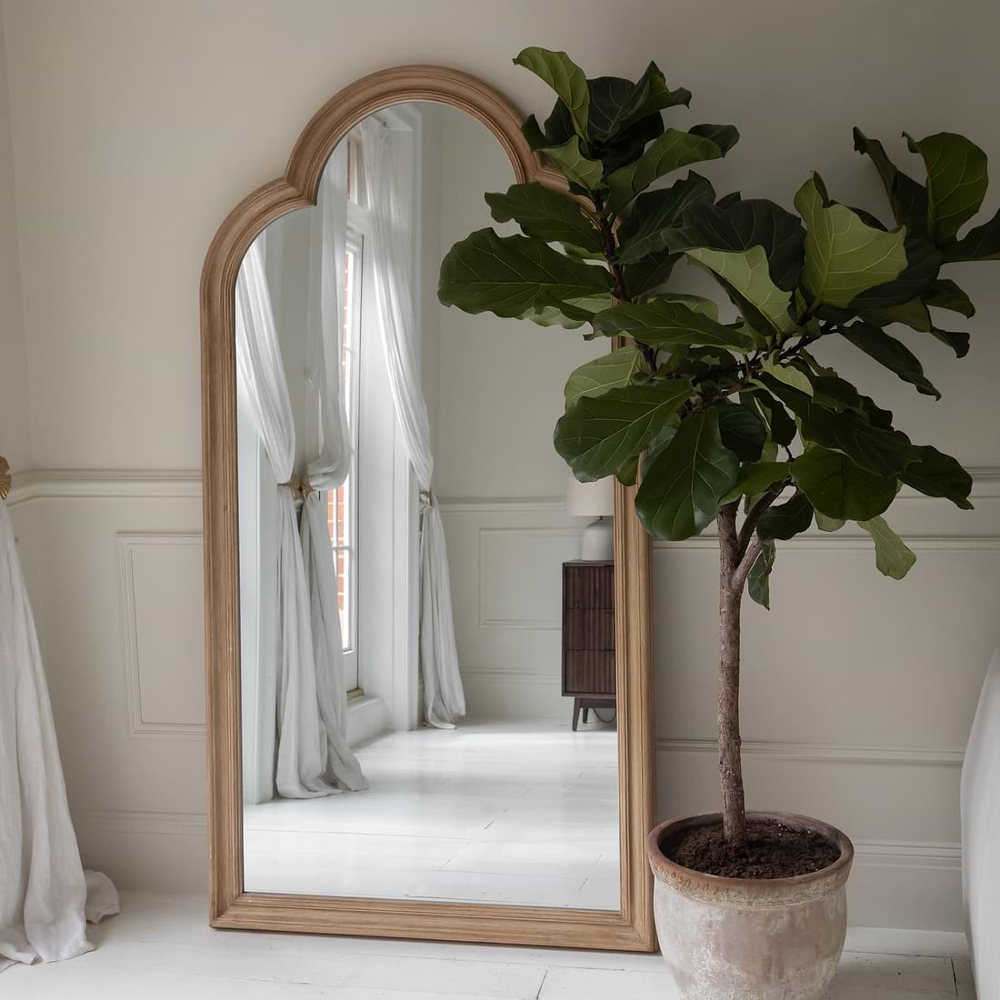 Melilla Washed Arched Full Length Mirror 190cm x 99cm