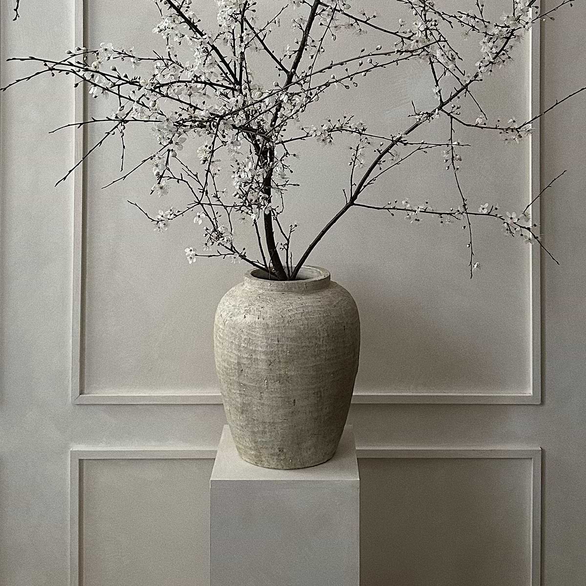 Portera Large Textured Terracotta Vase
