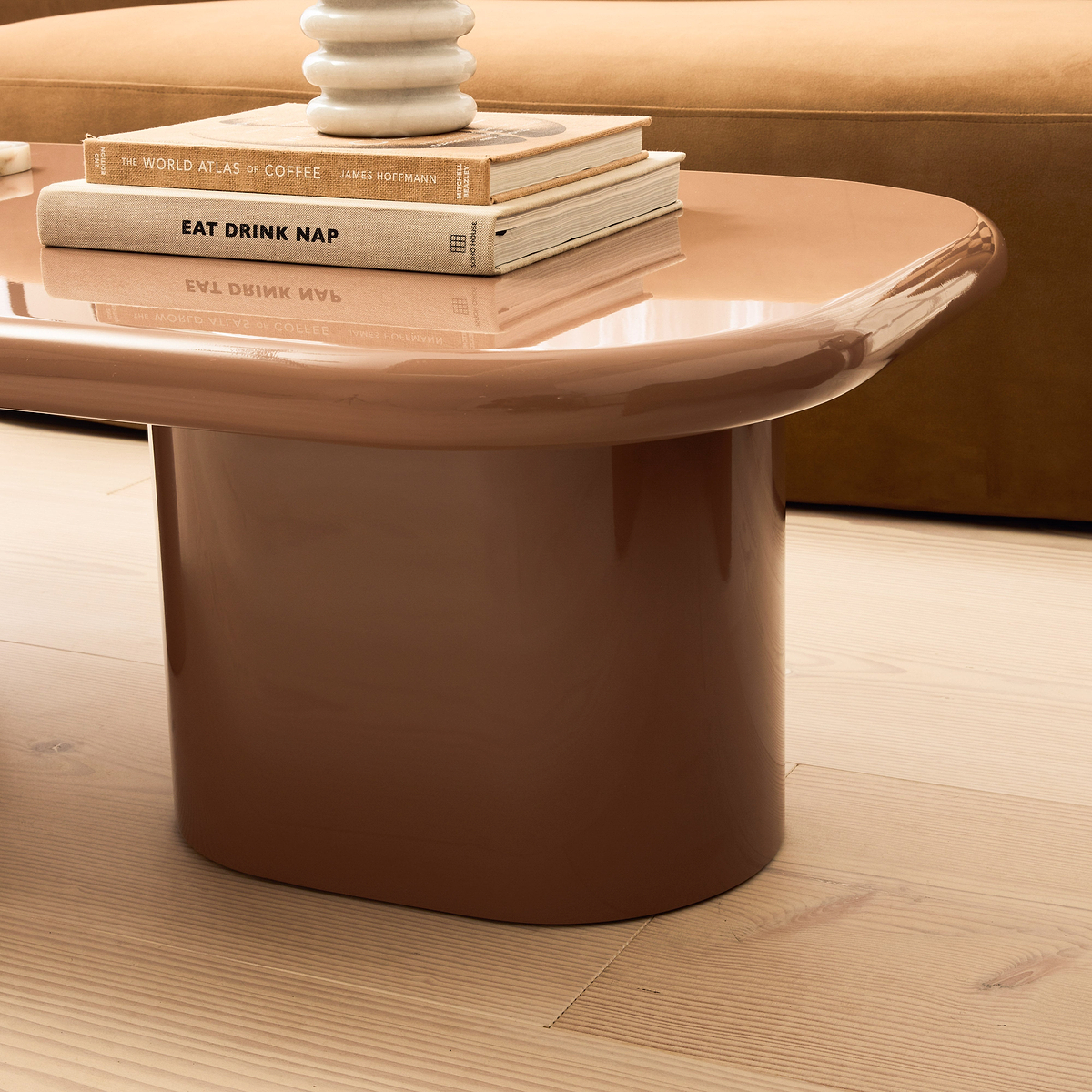Rivington - High Gloss Mocha Large Rectangular Coffee Table