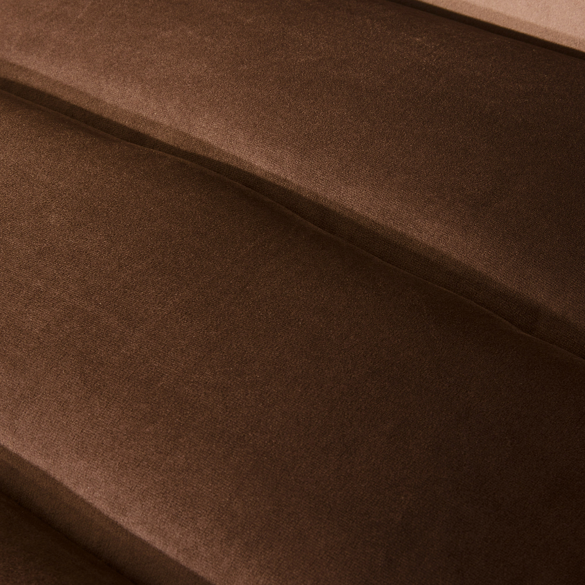 Rowan - Velvet Accent Chair Brown & Dark Wood