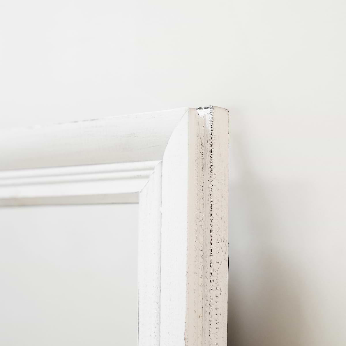 Sasha - White Shabby Chic Rectangular Window Mirror 134cm x 70cm