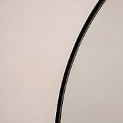 Full Length Black Arched Large Metal Mirror arch