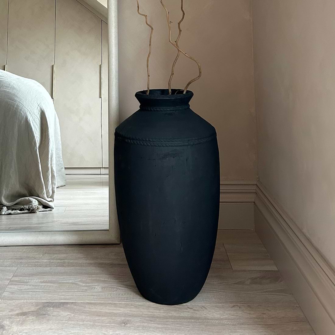 Toledo Large Textured Terracotta Vase