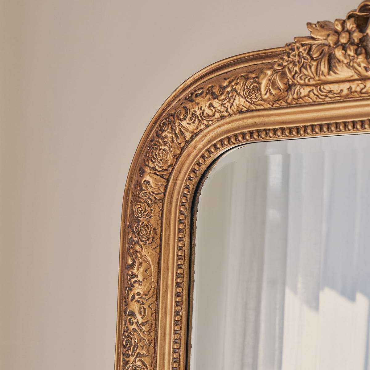 Kensington - Full Length Gold Ornate Mirror 196cm x 100cm