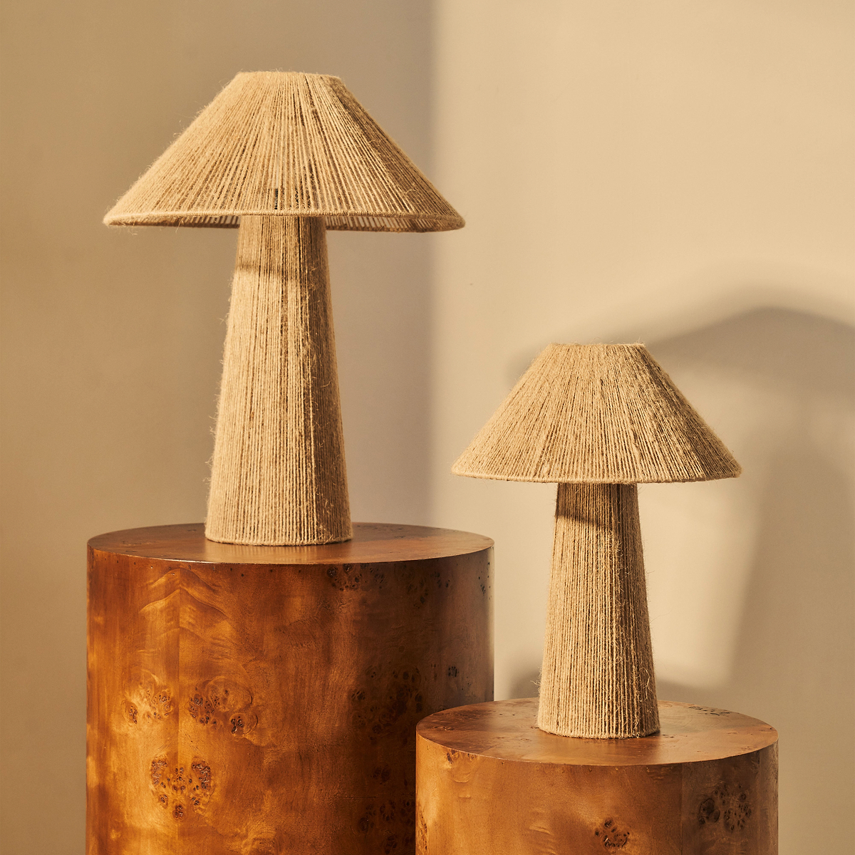 Erba - Jute String Coolie Shade Table Lamp