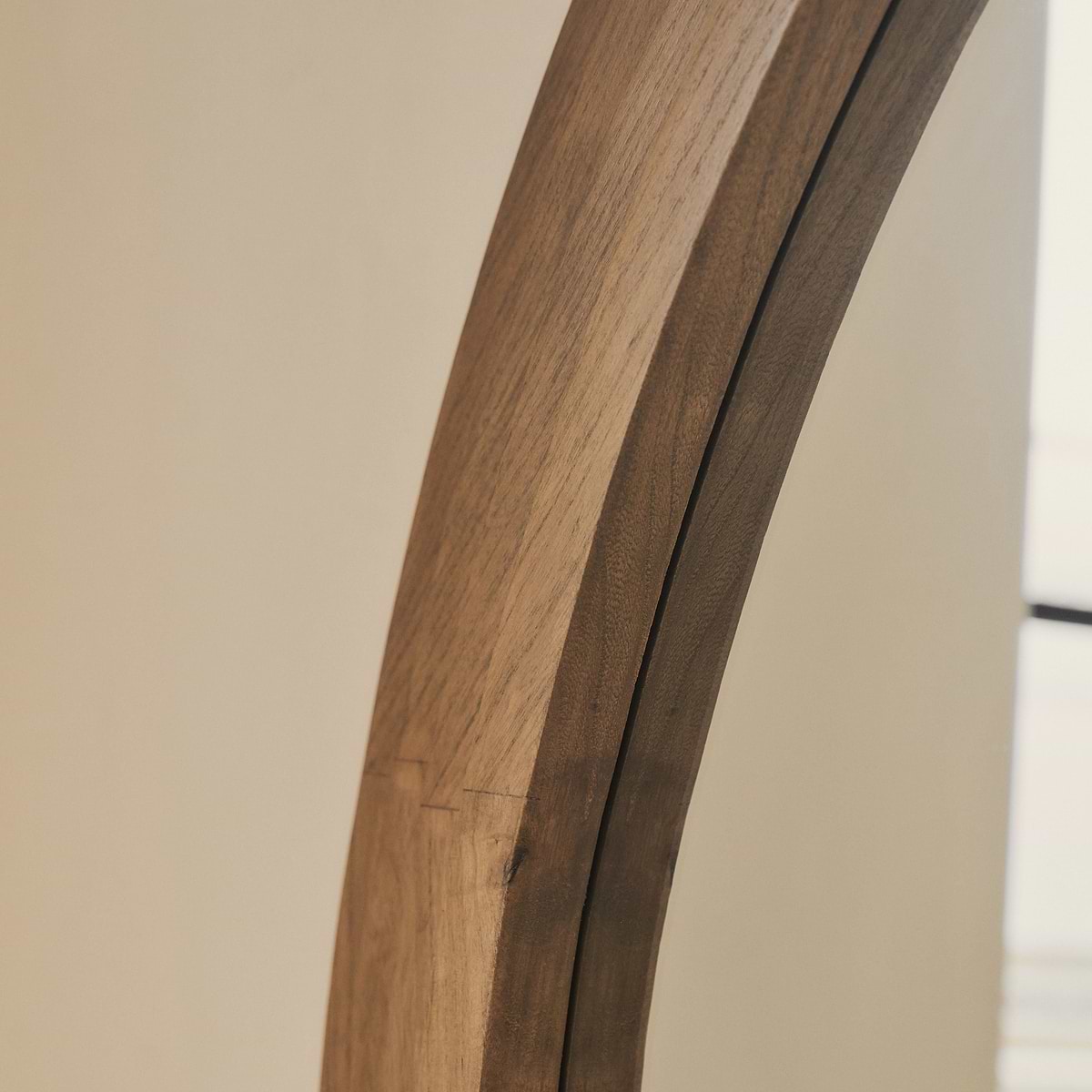 Luciana - Full Length Irregular Warm Wood Extra Large Mirror 200cm x 120cm