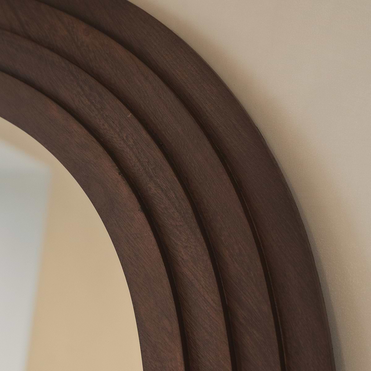 Luciana - Full Length Irregular Dark Wood Extra Large Mirror 200cm x 120cm