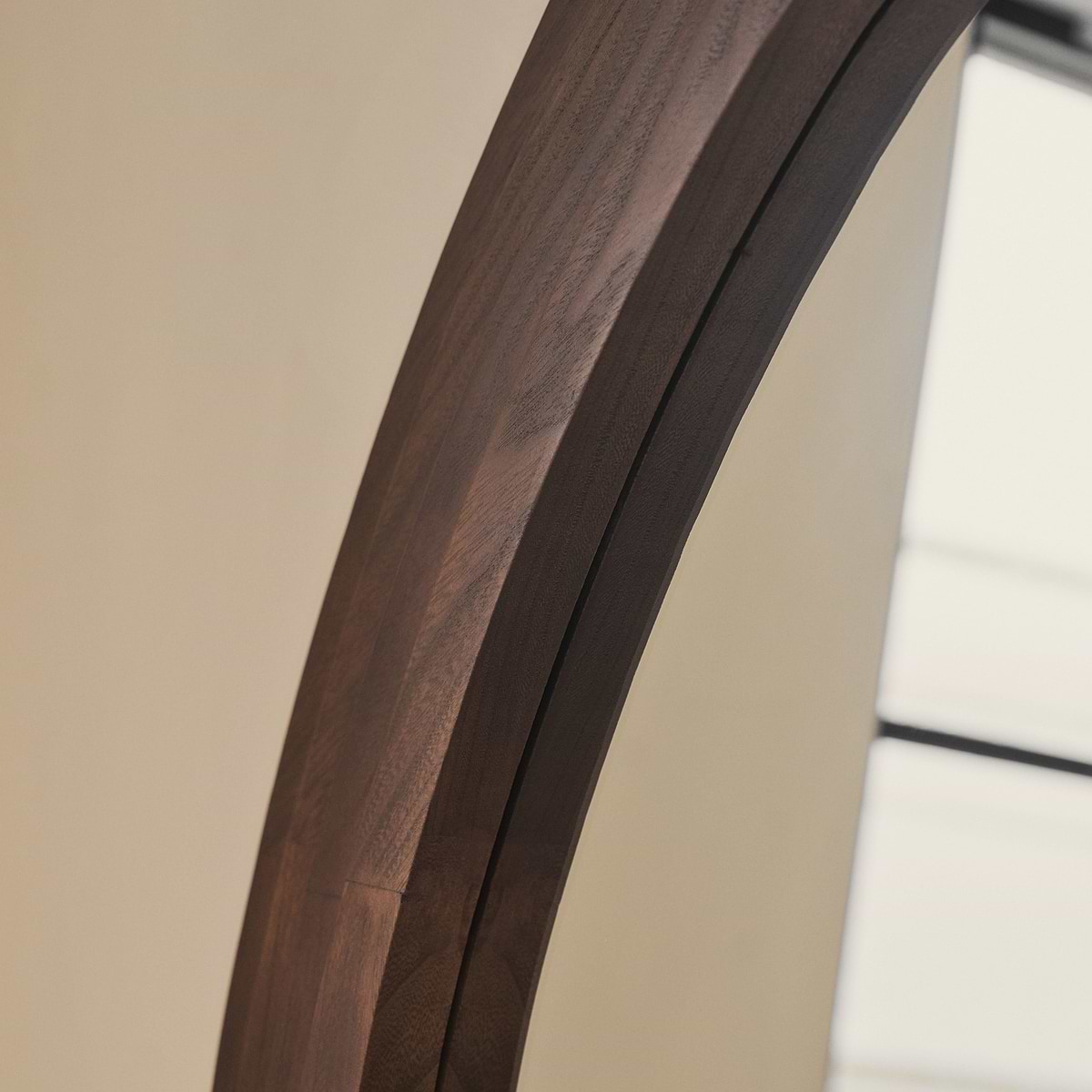 Luciana - Full Length Irregular Dark Wood Extra Large Mirror 200cm x 120cm