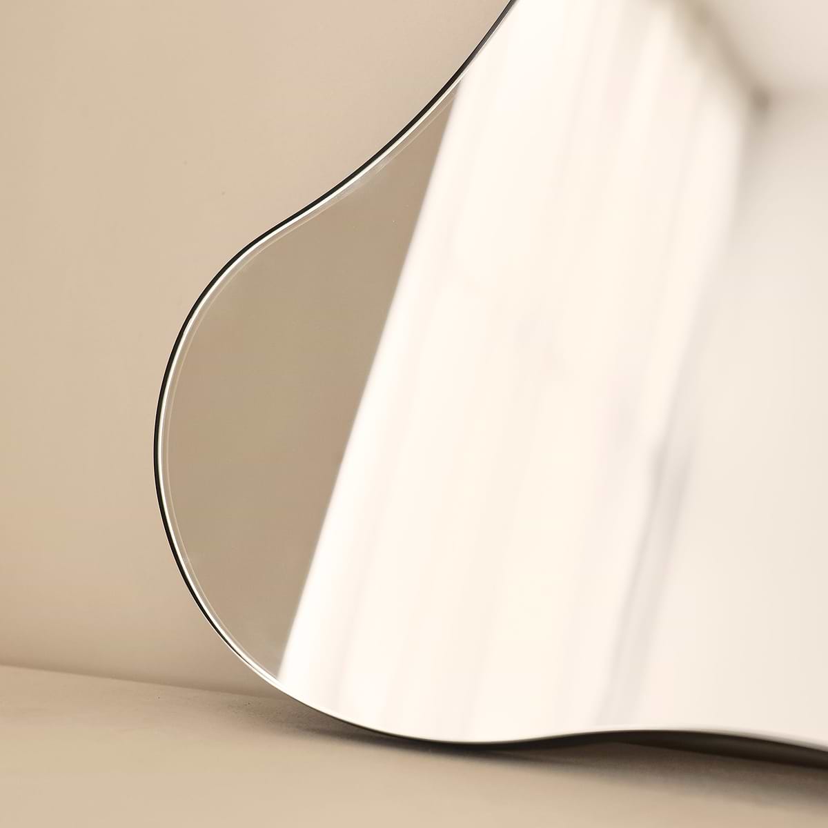 Edge - Frameless Irregular Pond Mirror 45cm x 30cm