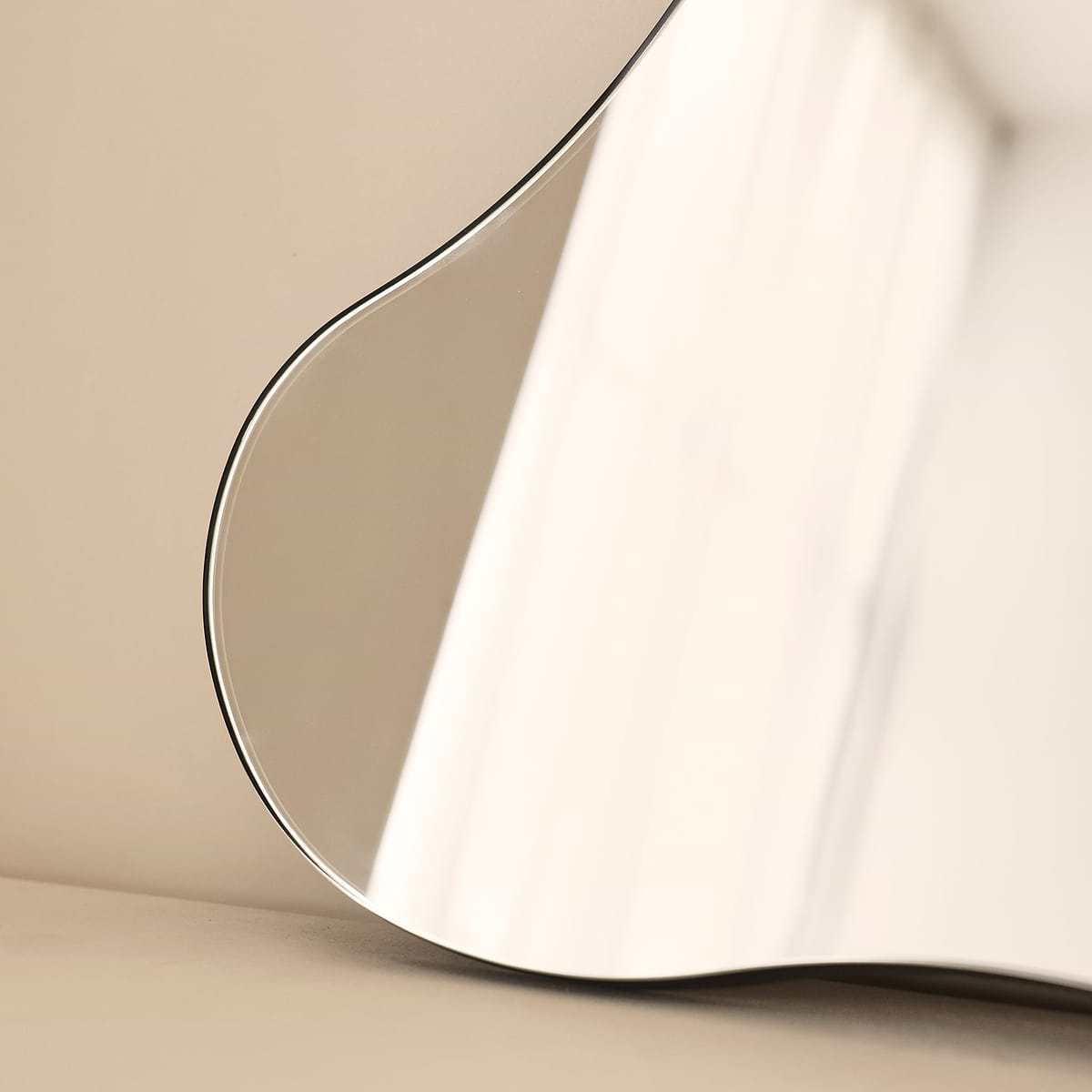 Edge - Frameless Irregular Pond Mirror 45cm x 30cm