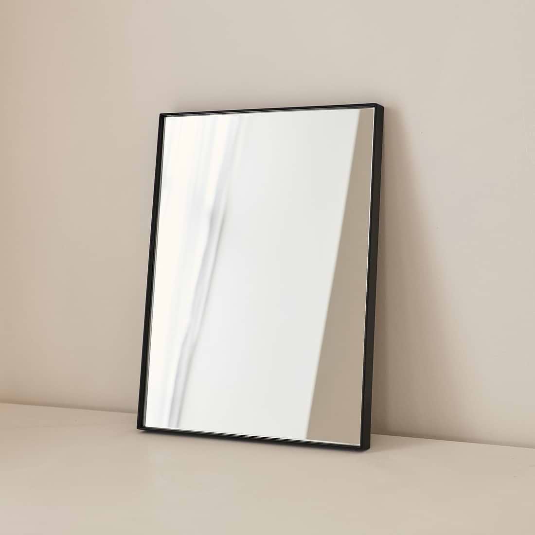 Theo Rectangular Metal Wall Mirror 40cm x 30cm