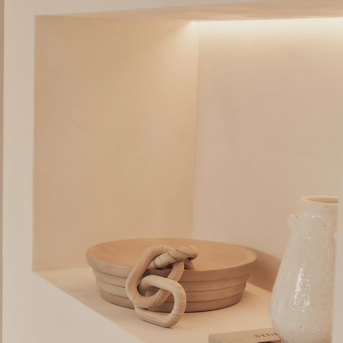 Luciana - Concrete Ribbed Bowl 40cm
