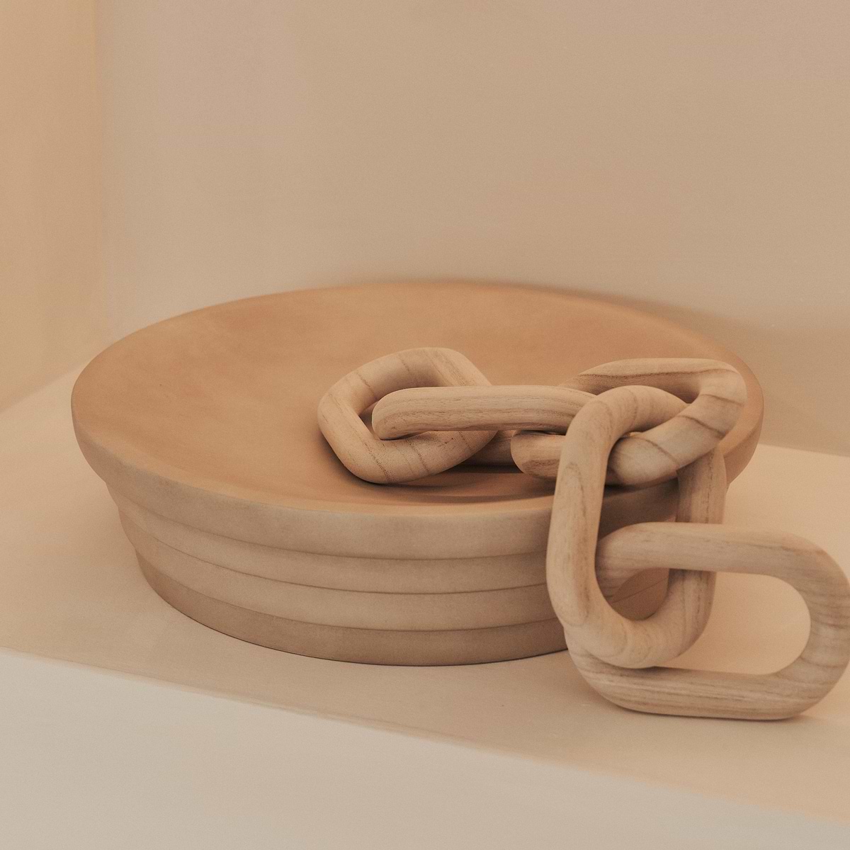 Luciana - Concrete Ribbed Bowl 40cm
