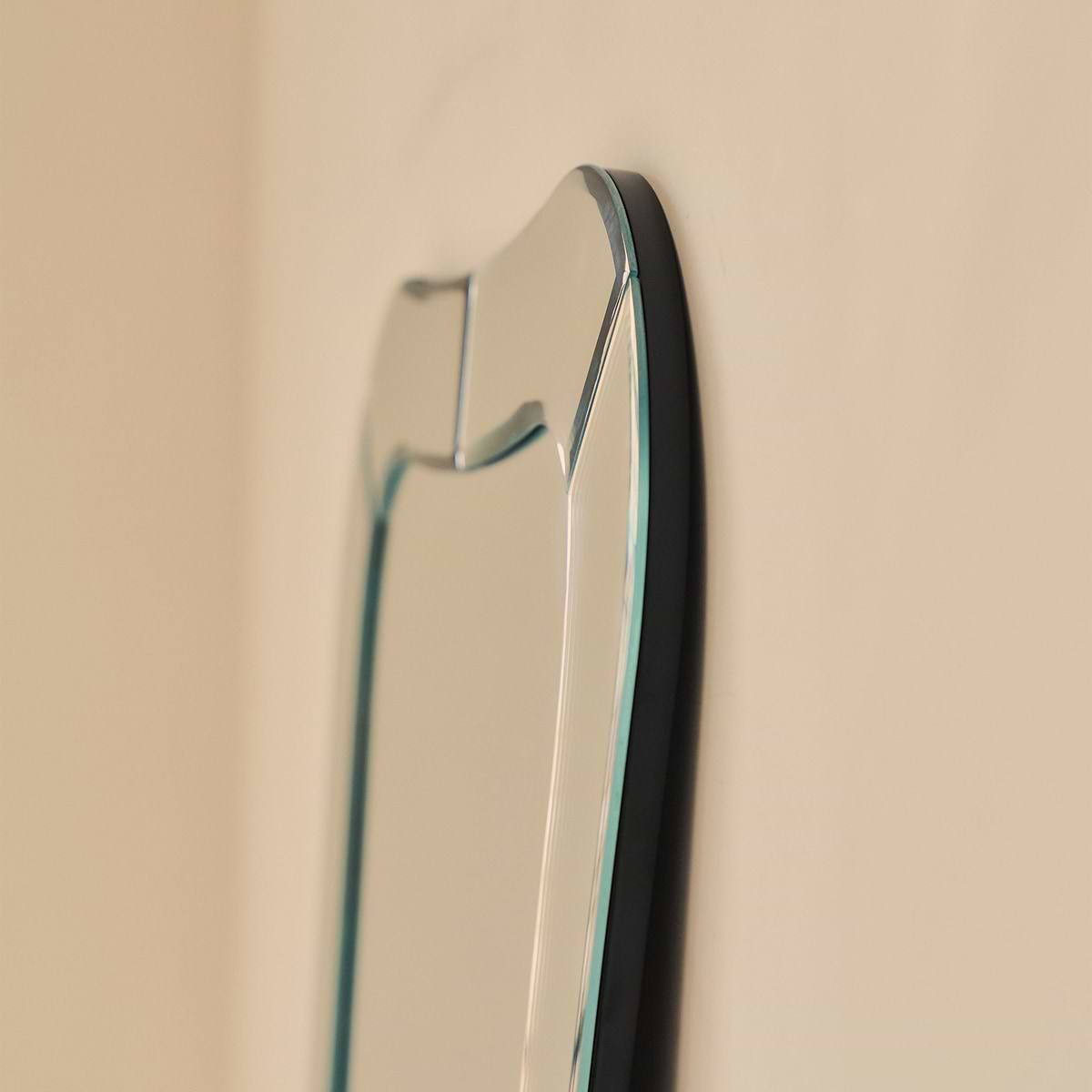 Florence - Bevelled Edge Art Deco Overmantle Mirror 90cm x 70cm
