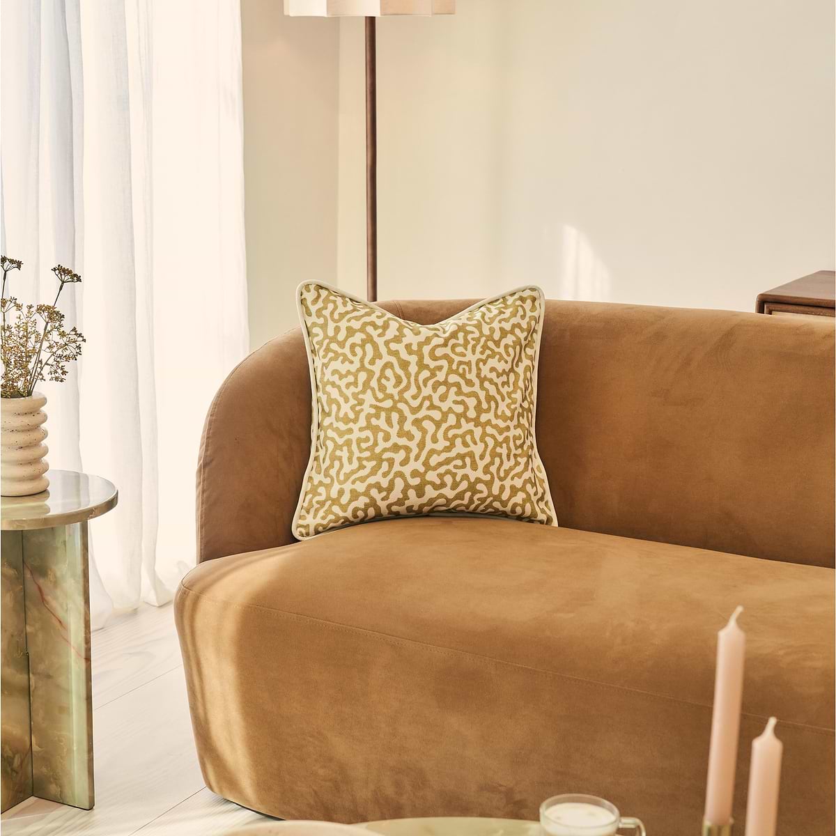 Pakko - Willow Printed Fabric Cushion