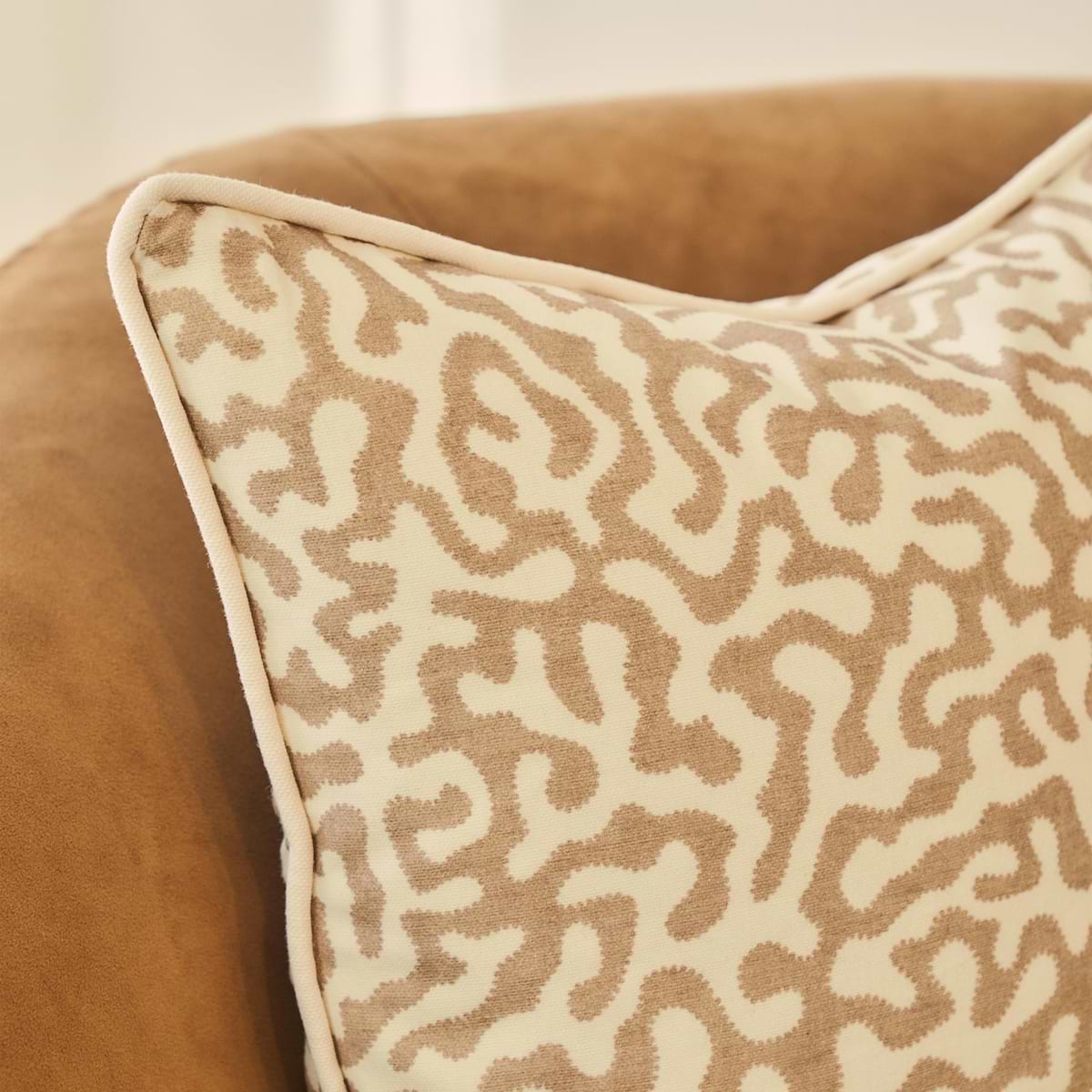 Pakko - Sesame Printed Fabric Cushion