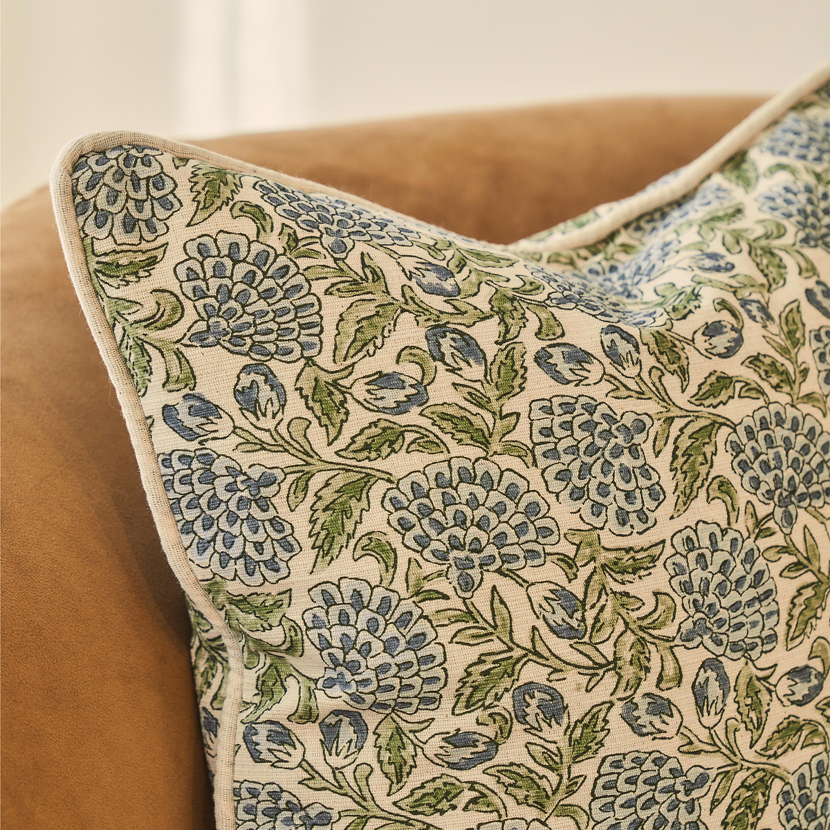 Erisha - Indigo Printed Fabric Cushion