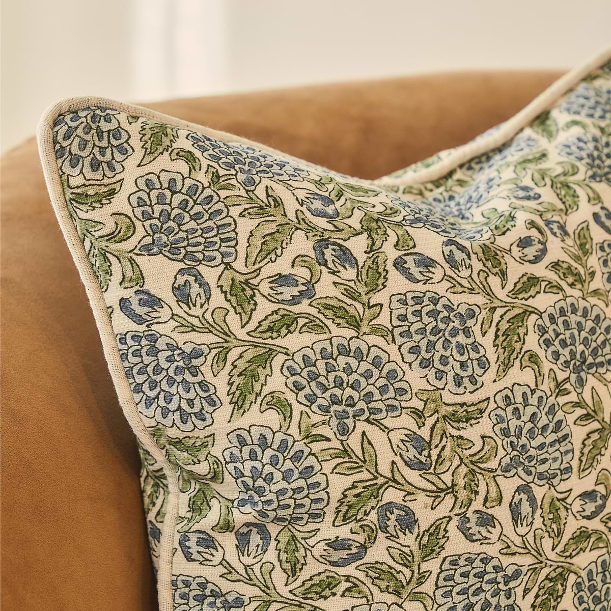Erisha - Indigo Printed Fabric Cushion