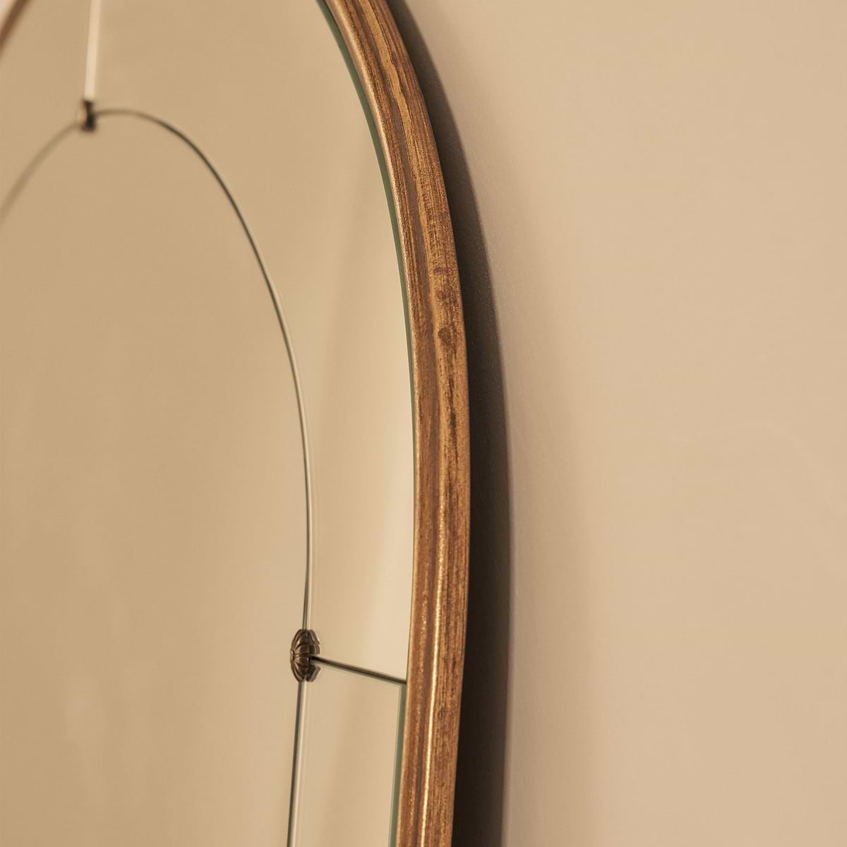 Venosa - Full Length Gold Arched Metal Mirror 180cm x 100cm