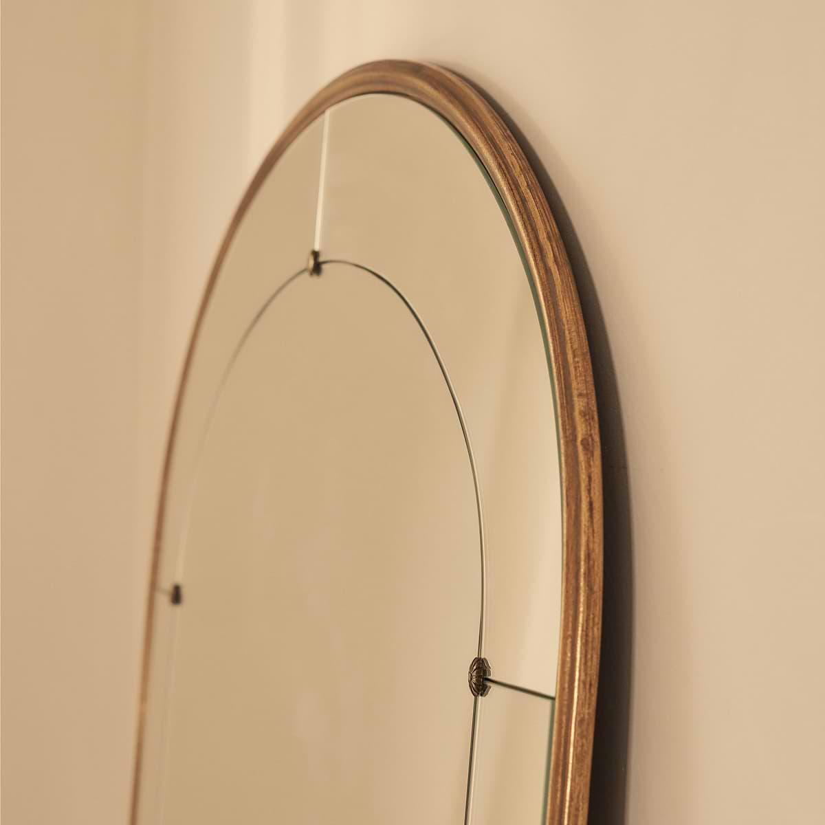 Venosa - Full Length Gold Arched Metal Mirror 180cm x 100cm