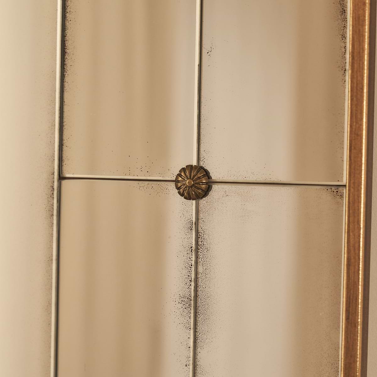 Teramo - Full Length Gold Antique Glass Metal Mirror 180cm x 90cm
