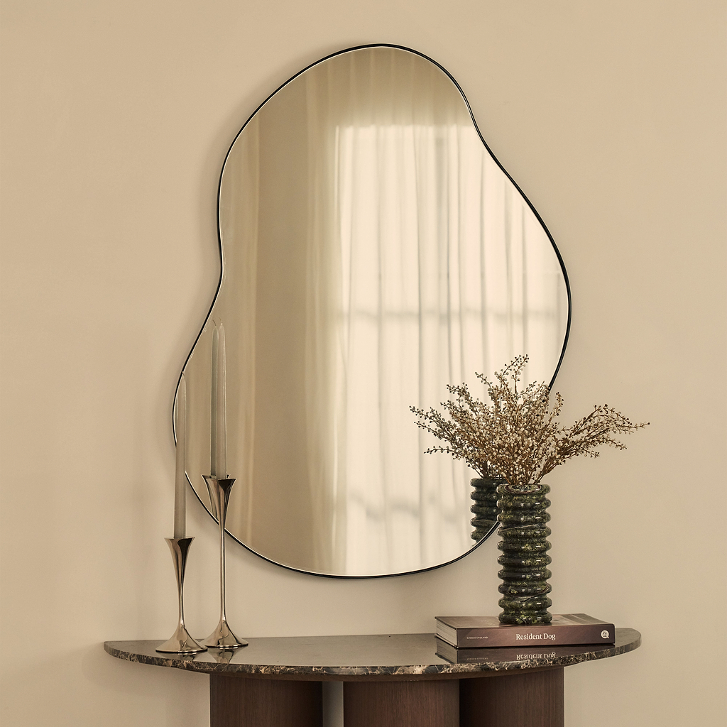 Ava Pond Shaped Irregular Mirror 100cm x 70cm