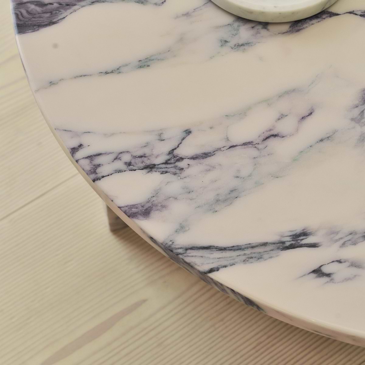 Ravello - Arabescato Round Premium Solid Marble Coffee Table