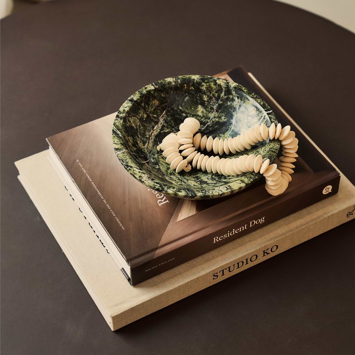 Marbelle - Green Marble Decorative Bowl