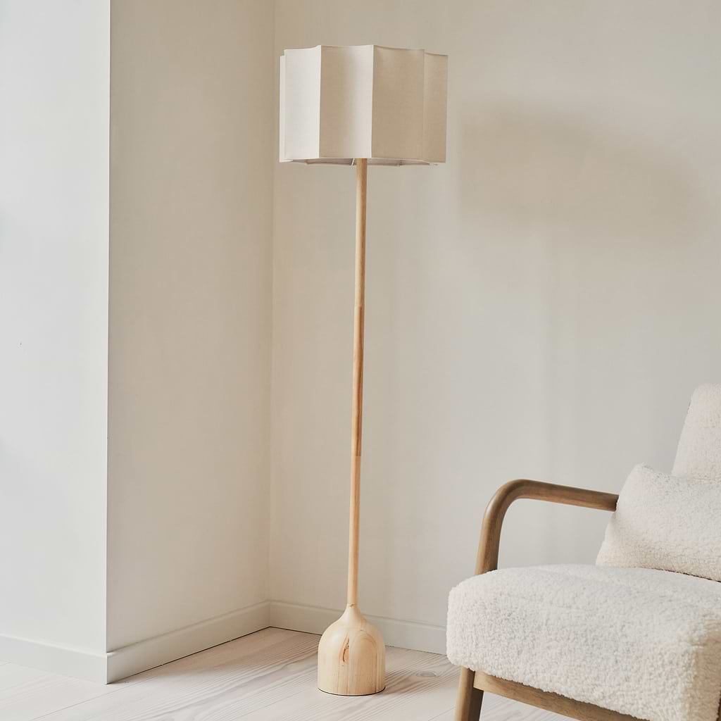 Esme Light Inverted Scallop Shade Floor Lamp