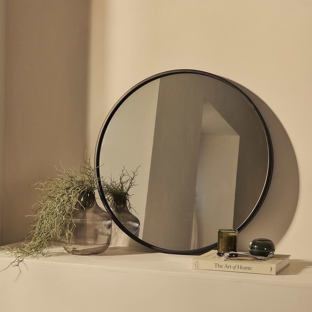 Metro Metal Round Wall Mirror 70cm x 70cm