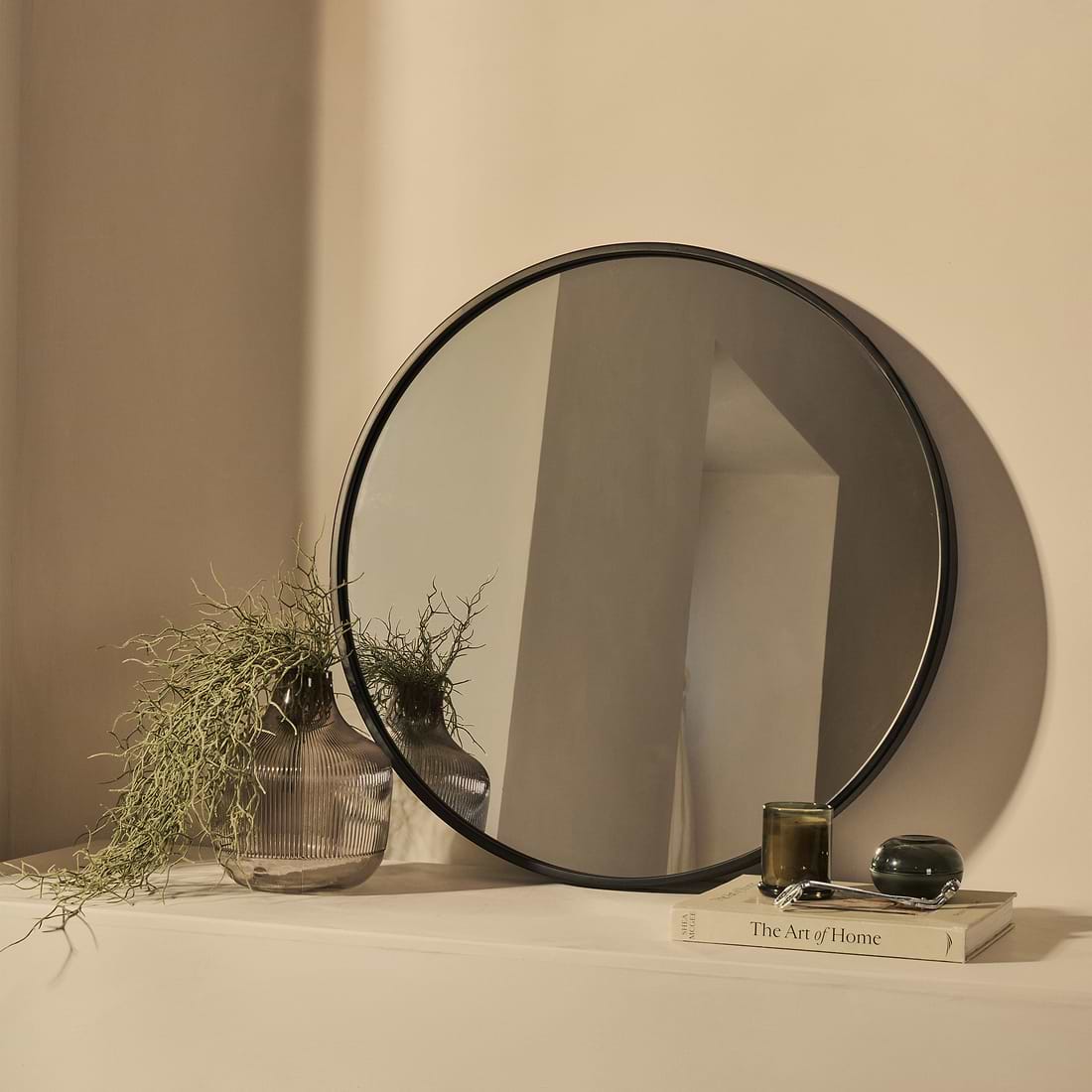 Metro Metal Round Wall Mirror 70cm x 70cm