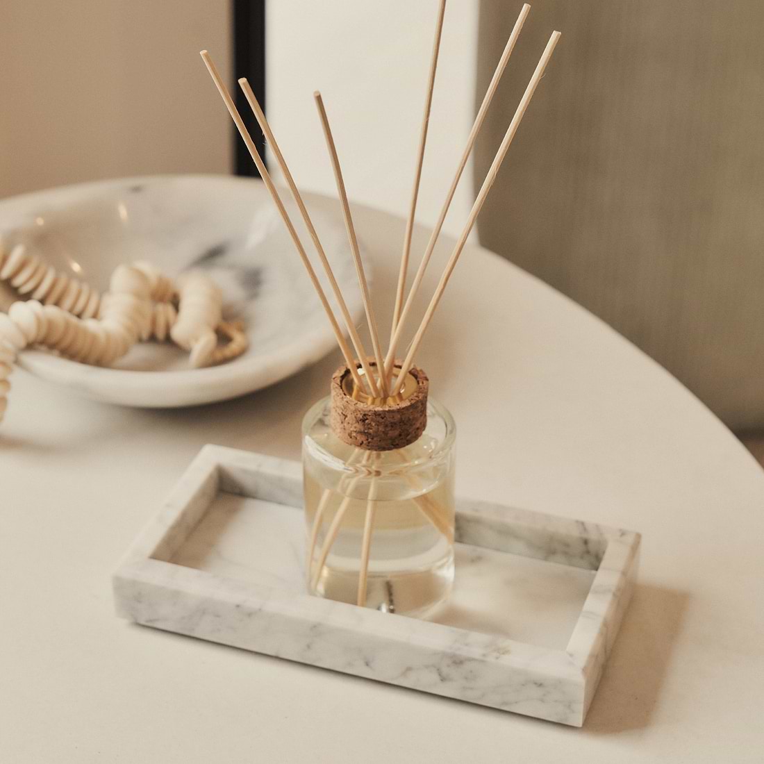 Travara Marble Rectangular Decorative Tray
