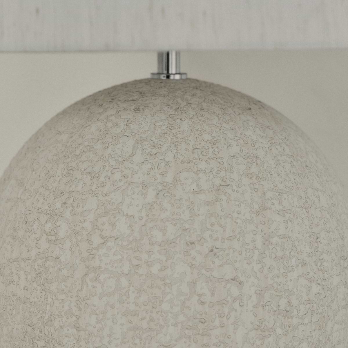 Corsica - Large Stone Ceramic Drum Shade Table Lamp