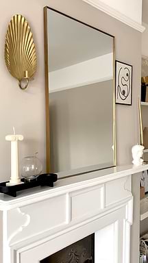Gold Rectangular Metal Wall Mirror showcase video