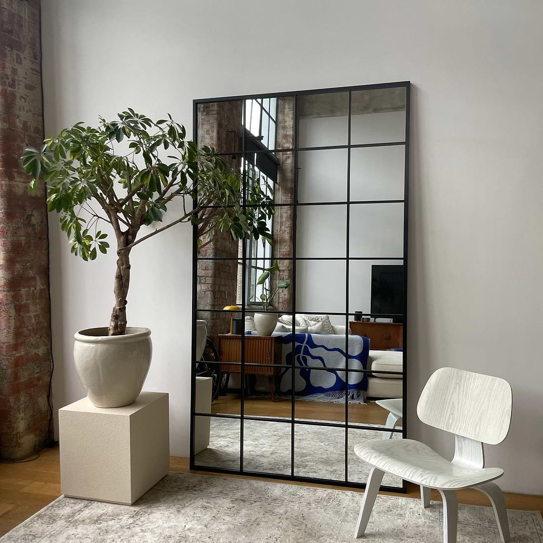 Brooklyn Full Length Extra Large Metal Mirror 210cm x 120cm