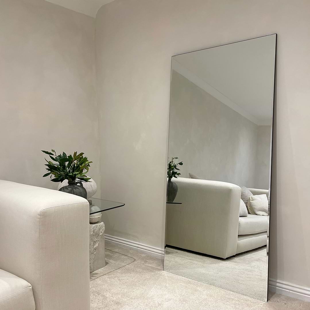 Edge Large Frameless Full Length Rectangular Mirror 170cm x 80cm